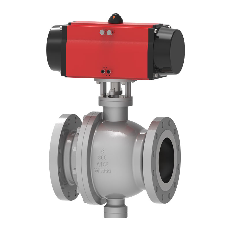 Pneŭmatika Trunnion Ball Valvo
